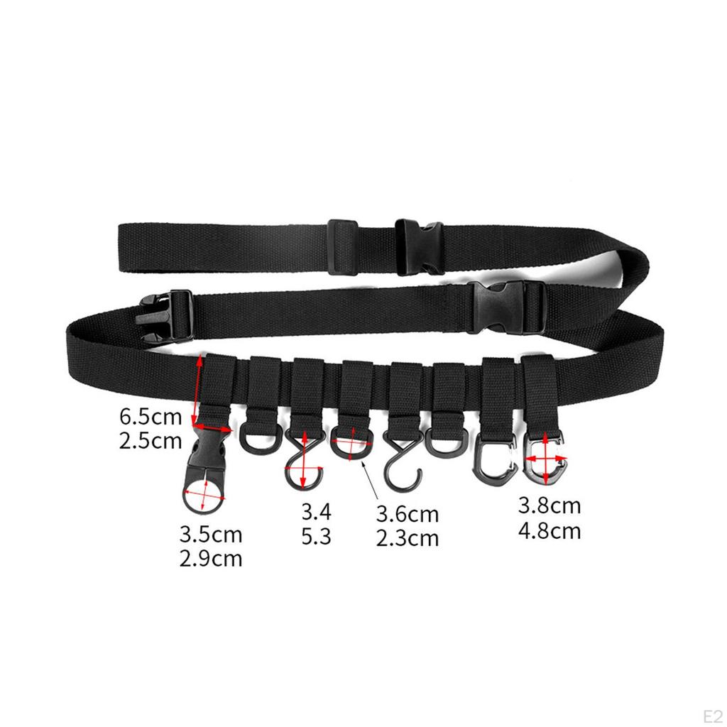 Tree Stand Strap Gear Hanger Outdoor Multi Hooks for Backpacking Bow Hiking