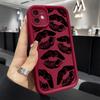 Süße Rosa Lippenabdruck Silikon Weiche Handyhülle Für iPhone 11 12 13 14 15 16 16e 17 Pro Max XS XR X 16 Plus Stoßfeste Süßigkeiten Hülle