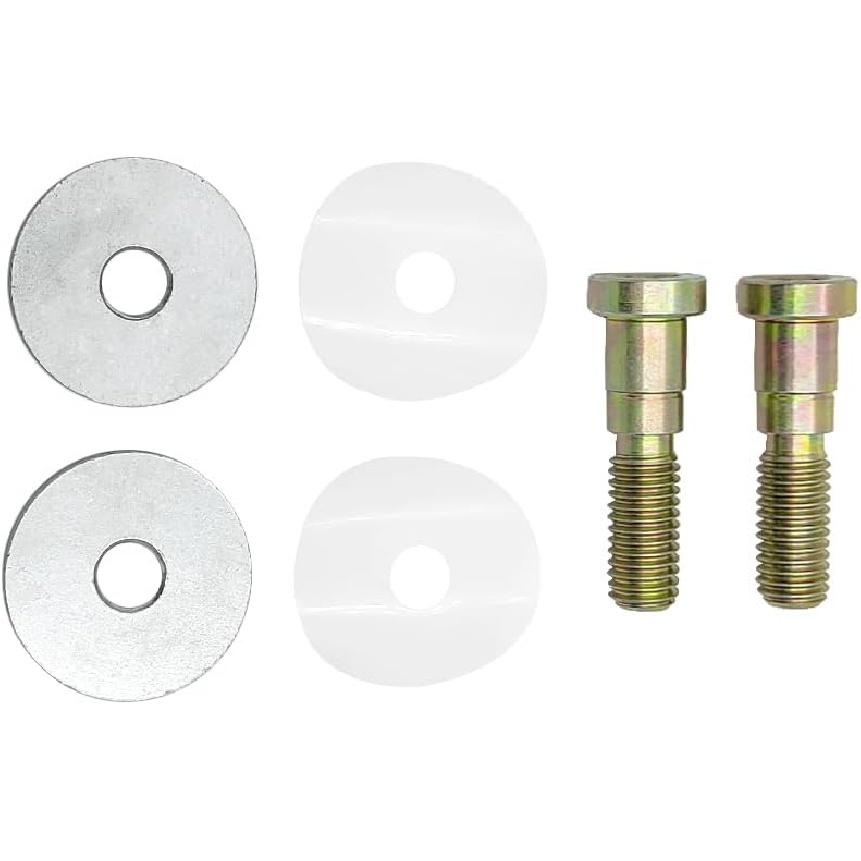 Türrahmen-Schließblech-Schraubensatz, 1 Paar Türrahmen-Schließbleche mit klaren Unterlegscheiben Passend für 1964-1982 Chevy Corvette Camaro Monza Nova GTO