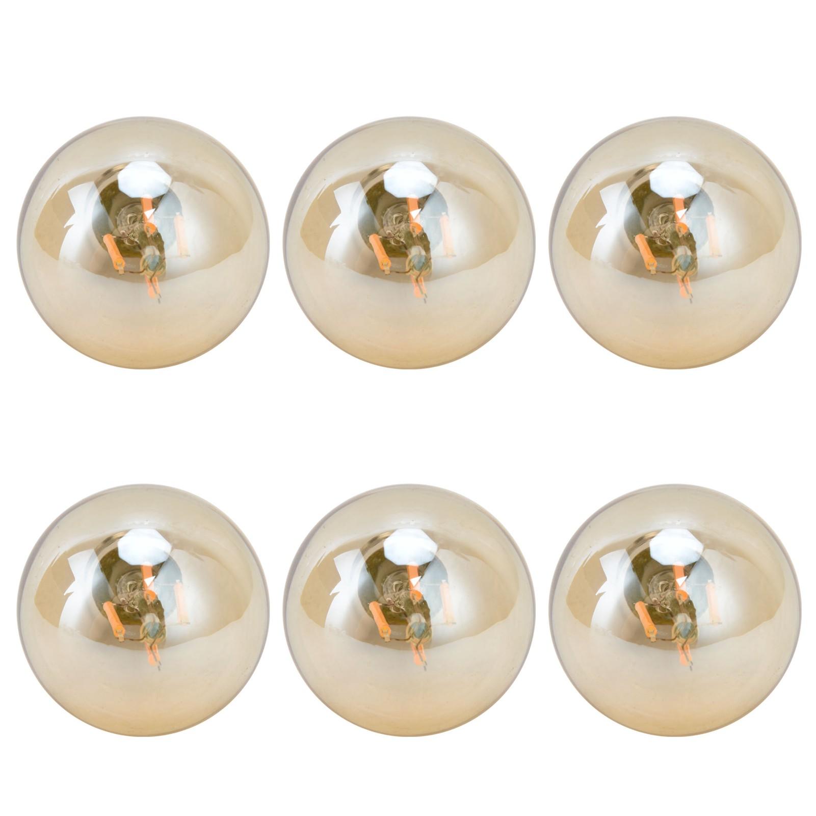 

6PCS Gold G45 Vintage Bulb E14 Base Lamp for Home Light Fixtures Decorative 4W 220V Warm Light