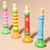1PC Wooden Trumpet Horn 5 Colors Available Small Whistle Horns Musical Instruments Suitable for Beginners Party Noise Makers ZYF