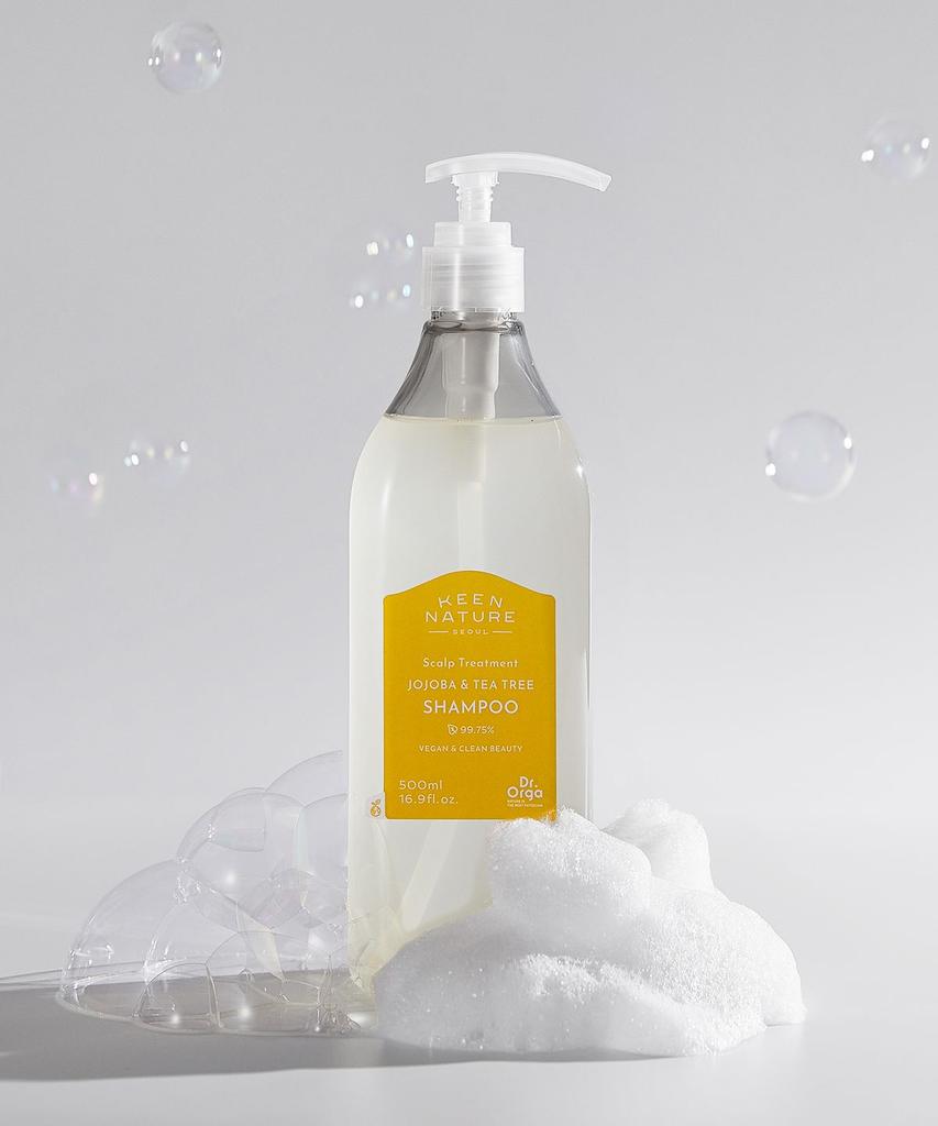 Vegan Jojoba Tea Tree Natural Shampoo 500ml