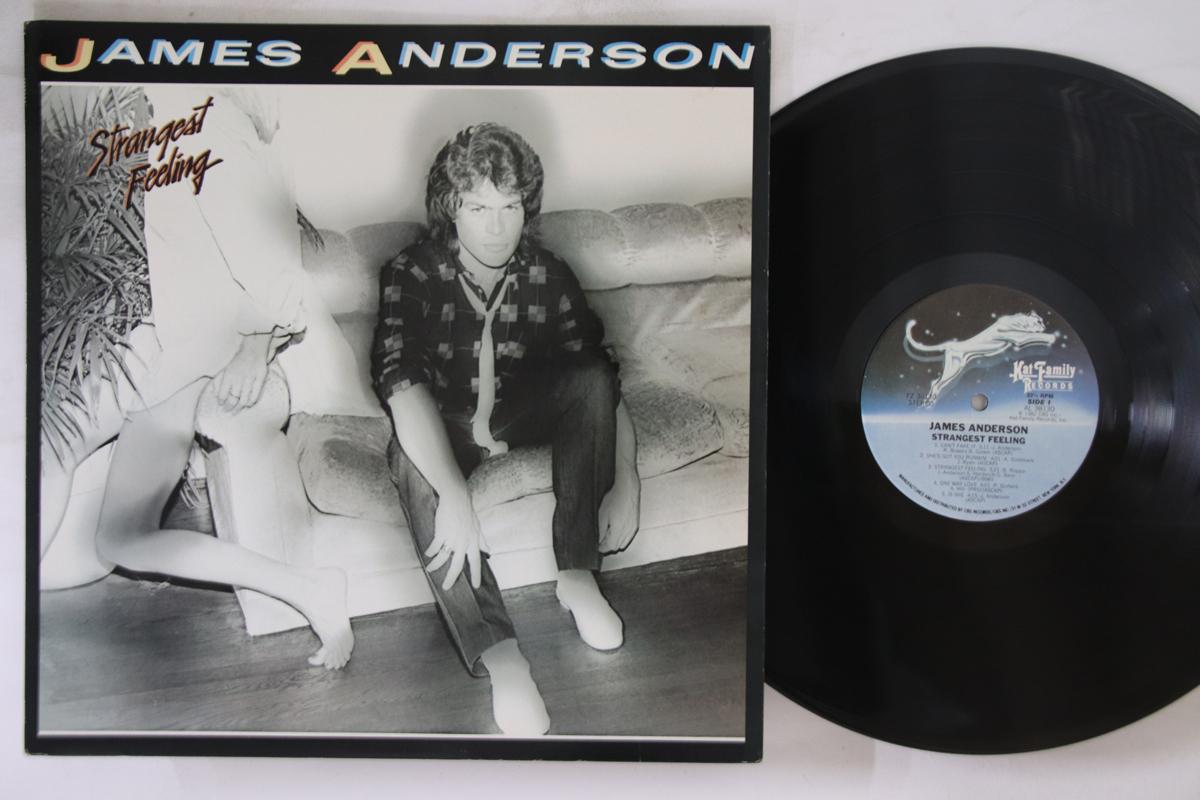 

LP Record JAMES ANDERSON - Strangest Feeling FZ38130 KAT FAMILY 1982 US Rock Used