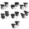 1Pair Luggage Wheels Suitcase Replacement Wheel Roller Hardware Repairing Kit 360 Degree Spinner Caster Heavy Duty Wheel
