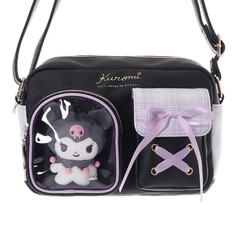 Sanrio Shoulder Bag with Plush doll KUROMI Japan NEW Sanrio Characters