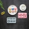 6-Kavitäten DIY Süßigkeitenherstellungsformen Handgefertigte Herzförmige Form Valentinstag Herz Schokoladenformen