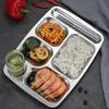 304 Stainless Steel Divided Lunch Tray