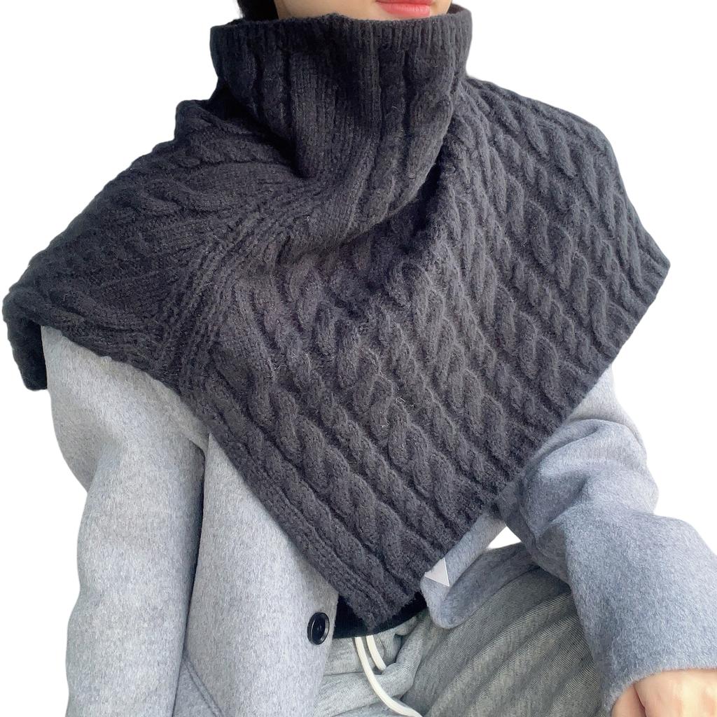 Scarf Shawl For Women Winter False Collar Scarfs for Women Neck Wrap Men Women Turtleneck Collar Scarf Knitted Elastic