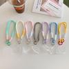 New Mobile Phone Lanyard Adjustable Neck Anti-lost Wrist Rope Keychain Handwoven Rope Two-color Hand Rope