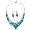 European and American Luxury Alloy Jewelry Set Bridal Banquet Dress Crystal Necklace Earrings Fashion Versatile Jewelry 2026
