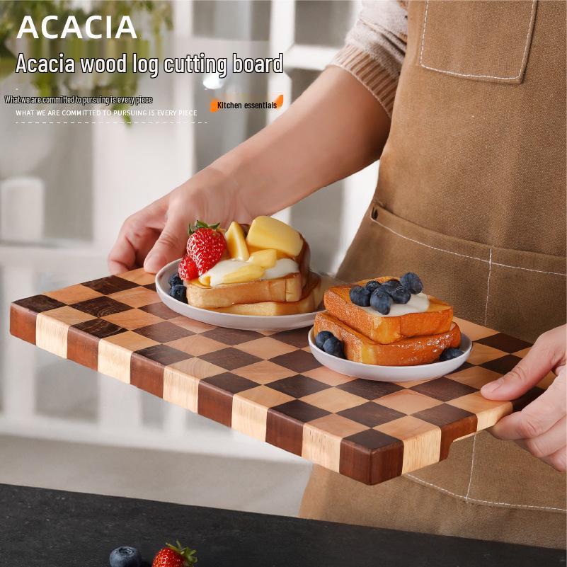 Kreatives Mosaik Massivholz Schneidebrett für Küche und Babynahrung