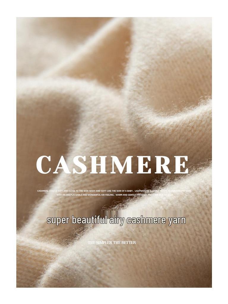 Autumn Women's Cashmere Cardigan: Long Sleeve, Thick & Loose, Gentle Style, Short Fashionable Single-Breasted Coat.