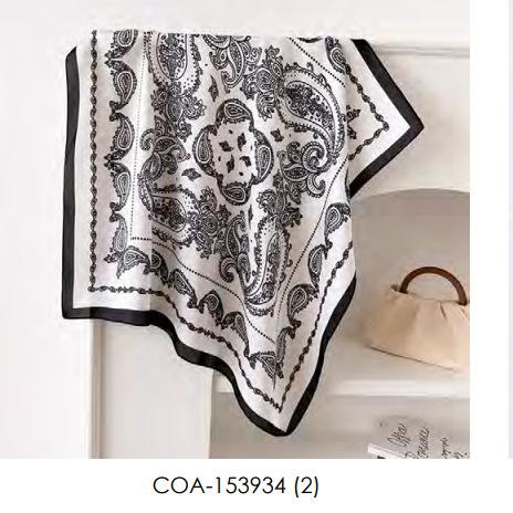 European and American silk scarves retro-printed paisley pattern 71 square scarf bag head versatile scarf