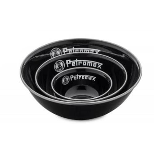 

PETROMAX Посуда для улицы Эмалированная миска 160 (Упаковка из 2 шт.) Черный 13892