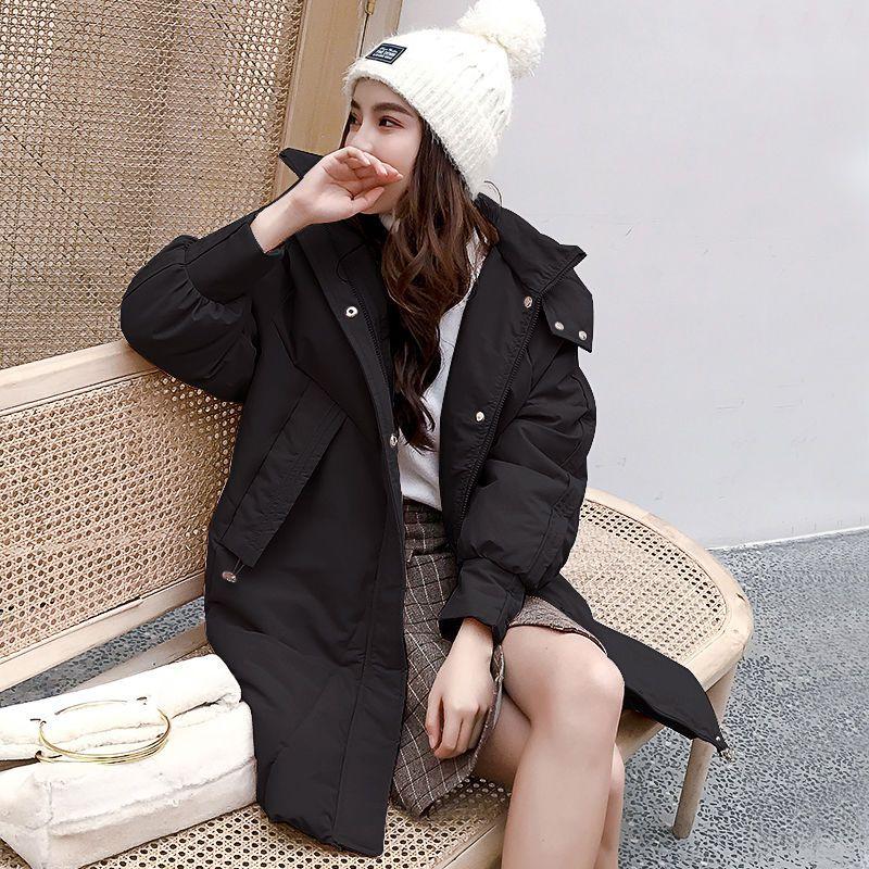 Vinter Loose Fit Thick Bread Coat Kvinnlig student bomullsvadderad jacka