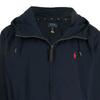 Polo Ralph Lauren FW21 Logo Embroidered Softshell Fabric Hooded Jacket Men Jackets Blue 710832204-001