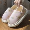 Shoes autumn and winter postpartum soft-soled cotton shoes 9October bag heel non-slip pregnant women cotton mop thick sole breathable and warm