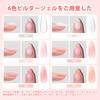PEACECOLOR Gel Nail Builder Gel Finish Clear Pink Color Gel Set Nail Light Compatible Perfect for DIY Beginners Professionals Gift Idea -