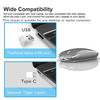 Wireless Mouse for MacBook Pro, MacBook Air, Laptops, Macs, iMacs, Desktops, Windows 7810, HP, Chromebooks, and MacBooks (Gray)