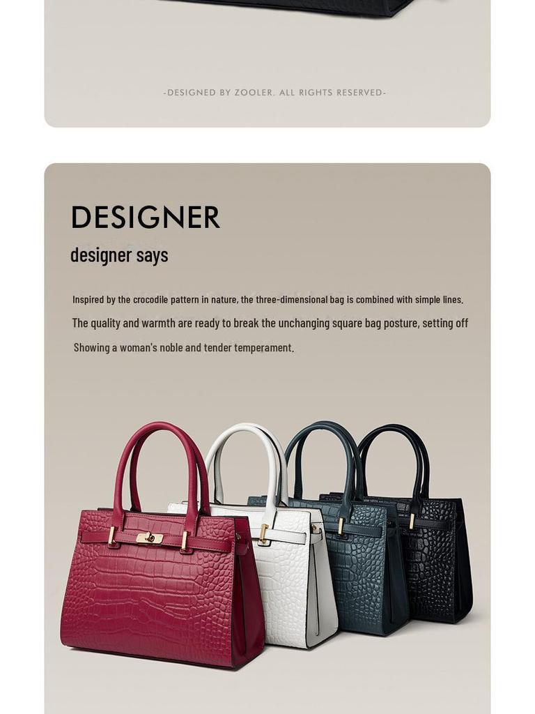 Leopard Print Genuine Leather Women's One-Shoulder Black Handbag 2025 