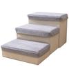Korean Version of Fresh Pet Folding Can Store Three Stairs Dog Non-slip on Sofa Ladder Climbing Bed Step Supplies