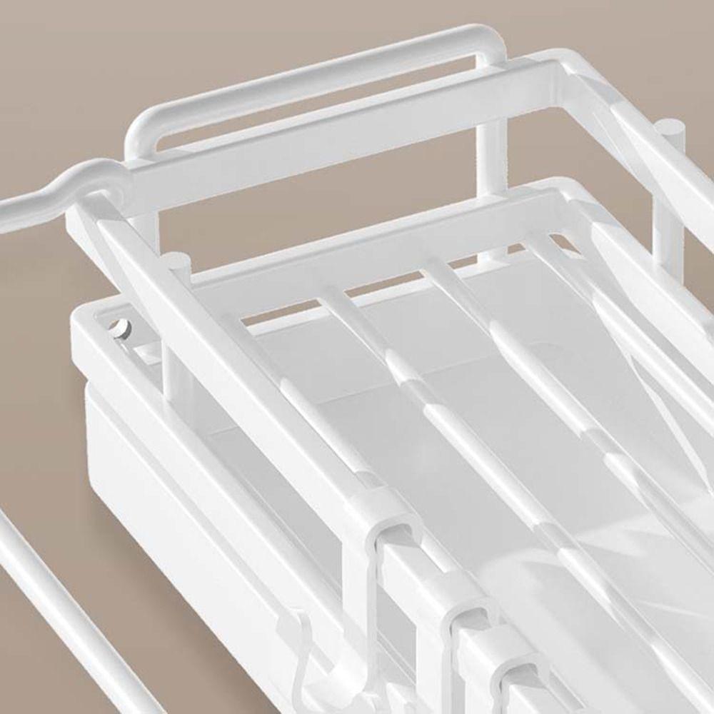 Self-draining Dishcloth Drainer Waterproof Sink Rag Rack Sink Faucet Storage Rack  for Home