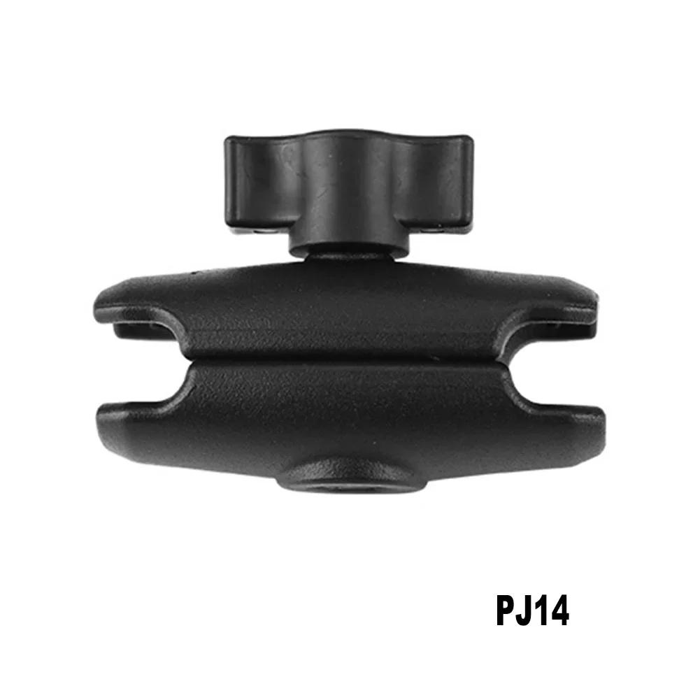 For Motorcycle Handlebar Bracket Universal 25mm Ball Head Base M8 M10 Threaded Adapter Fit Mirror Mount Phone Holder GPS