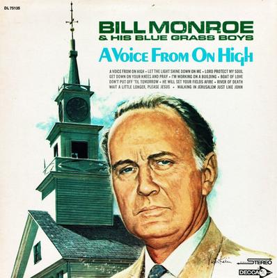 LP Record BILL MONROE & HIS BLUE GRASS BOYS - A Voice From On High DL75135 Decca 1969 US Folk Used