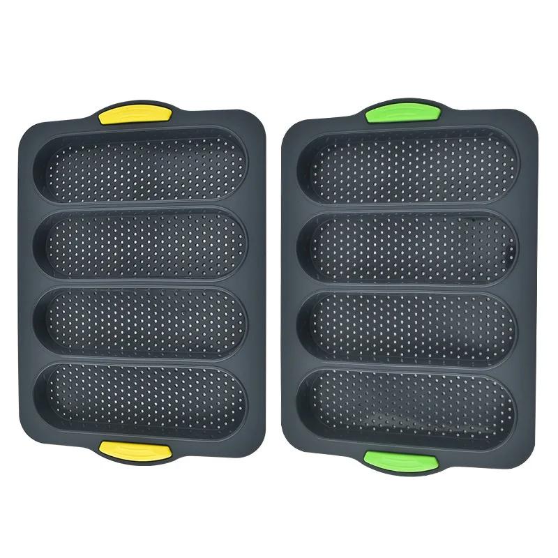 Silicone Cuisson Sandwich pain gâteau Poêle Anti-adhésive démoulage facile ménage silicone alimentaire cuisson petit-déjeuner thé de l'après-midi Formes Moule