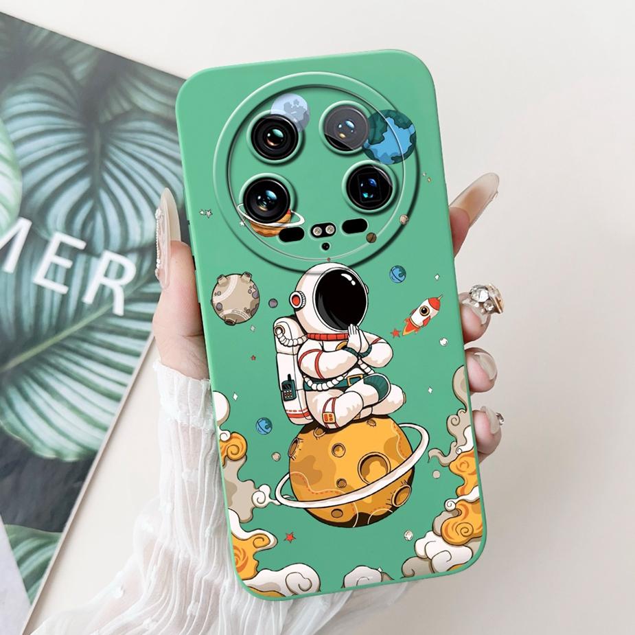 For Xiaomi 14 Ultra Case Cute Dinosaur Cartoon Cover Shockproof Phone Case For Xiaomi Mi 13 Ultra 13Ultra 14Ultra Soft TPU Shell
