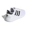 adidas Originals La Trainer Lite Fabric Breathable Low Top Sports Casual Shoes White Black Children Aged 3 7 Years Old FW0583
