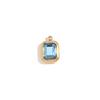 MamacitaSlay Special Meaningful diy Twelve Months Birthstone Colorful Square Glass Stainless steel charm jewelry accessories