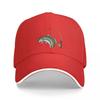 Fish with Rod and Reel Gone FishingCap Baseball Cap streetwear Rugby Unisex cap Womens