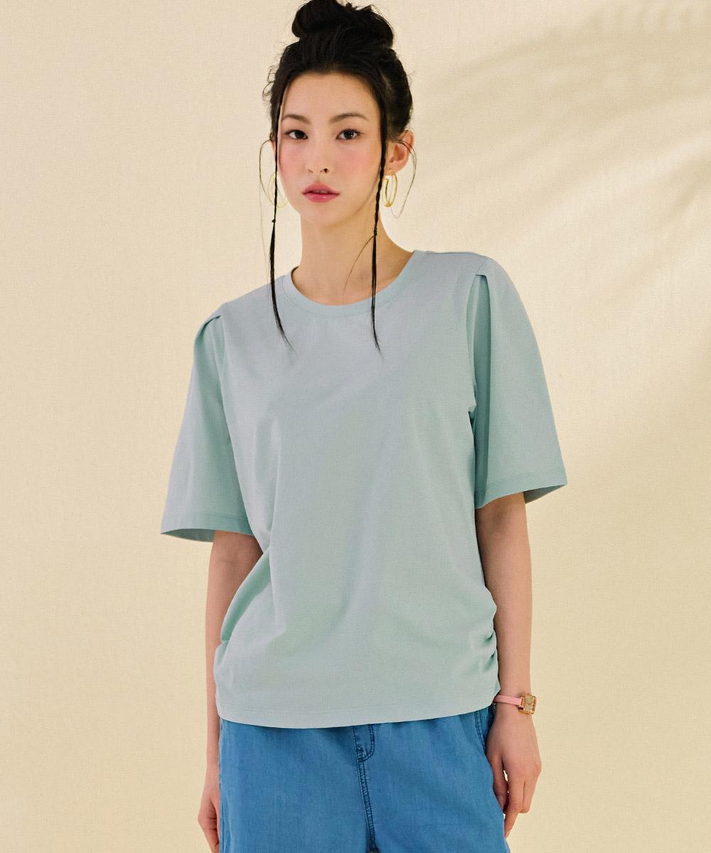 Chase Cult Women S Shirred Cool Short Sleeve T-Shirt-Dbrg5880D0S Mint/85