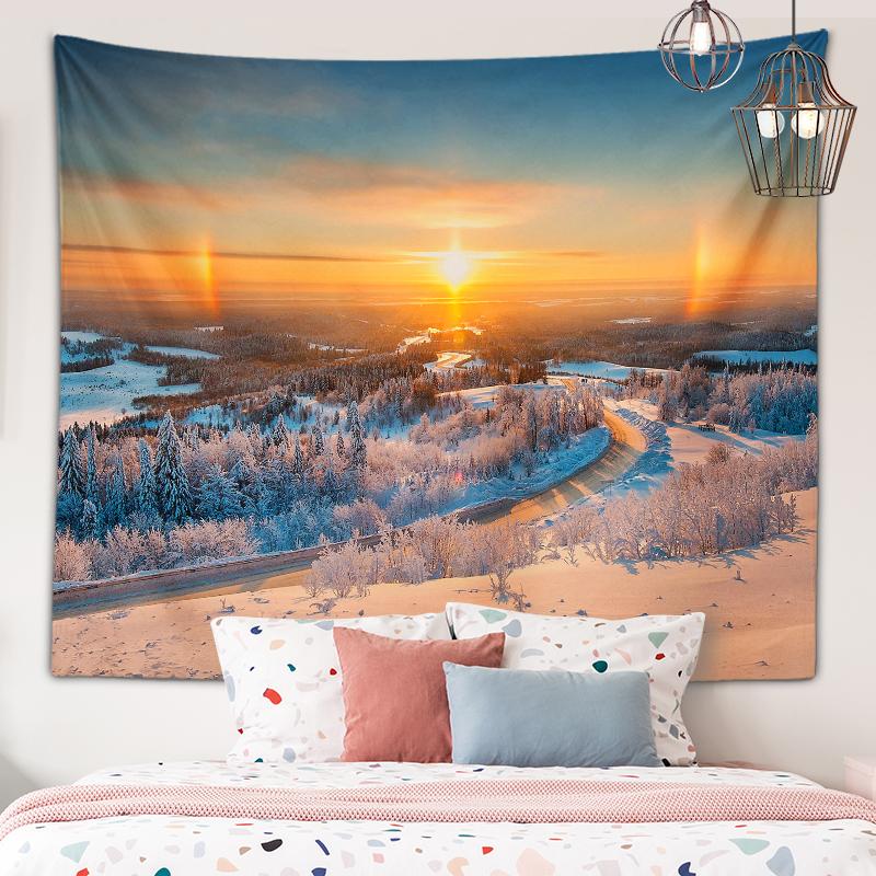 Гобелен с закатом и восходом солнца — фото 15