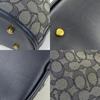 Used COACH Shoulder Bag Field Bucket C3853 Signature Canvas/leather Navy Gray Purse