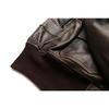 Super Flight Jacket Quilted Men Leather Jacket Soft Genuine Cowhide Natural Fur Collar M430