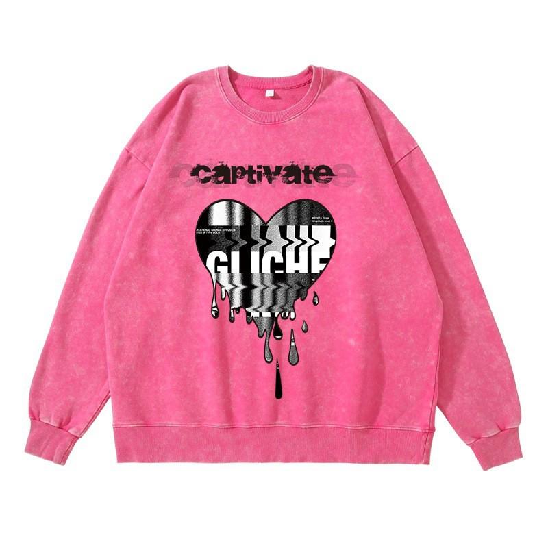 Vintage Sweatshirts Male Washed Cotton Sportswear Spring Autumn Pullovers Casual Hoodie Hip Hop Streetwers
