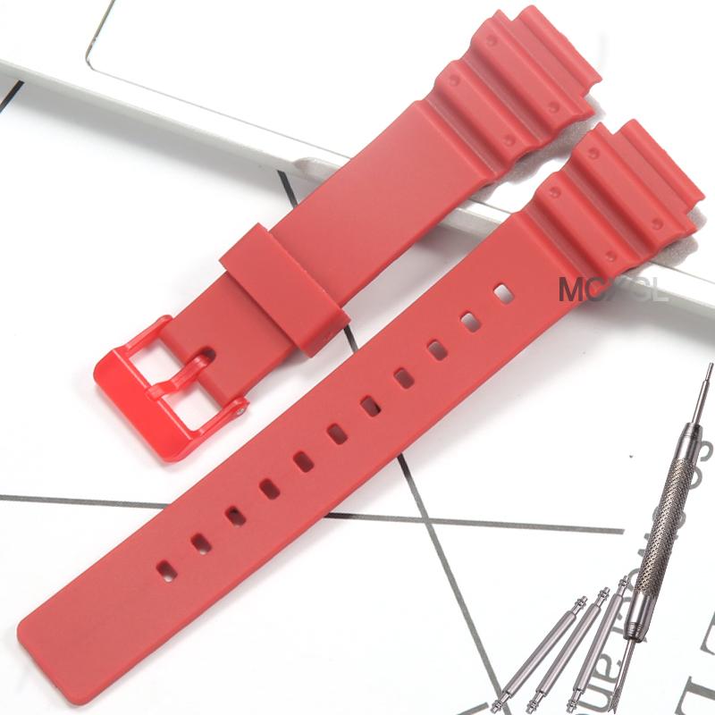 Watch Accessories Suitable for Casio MRW200H MRW-200H-1B/1E/2B2 Men's Waterproof Watch Band Resin Replacement Strap
