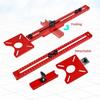 3 in 1 Router Milling Groove Bracket Woodworking Cutting and Milling Circular Auxiliary Tool Aluminum Router Circle Cutting Jig
