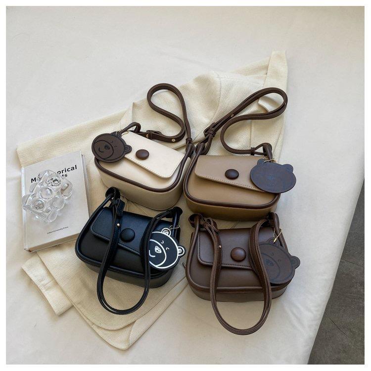 

Casual texture shoulder bag crossbody solid color small square bag niche versatile ins shoulder crossbody bag fashion bag wholesale чёрный