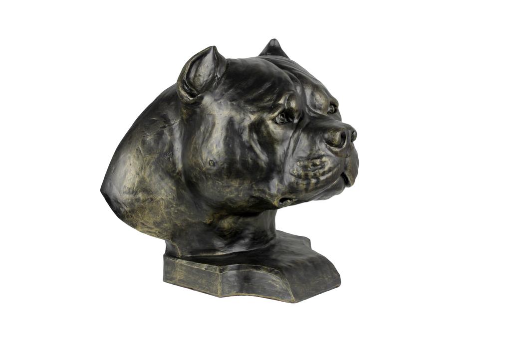American Bully Ii - Popiersie Psa, Duża Głowa Psa Do Ogrodu, Unikatowa Ozdoba Salonu Marki Art-Dog