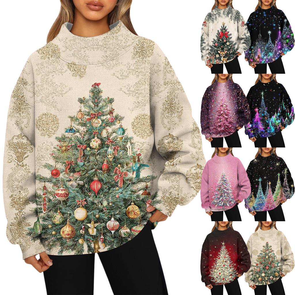 Genser for kvinner Sport Flanell Genser Langermet Topp Casual V-hals Genser