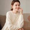 Maglione a pullover da donna S, vestibilità larga, girocollo, lavorato a maglia