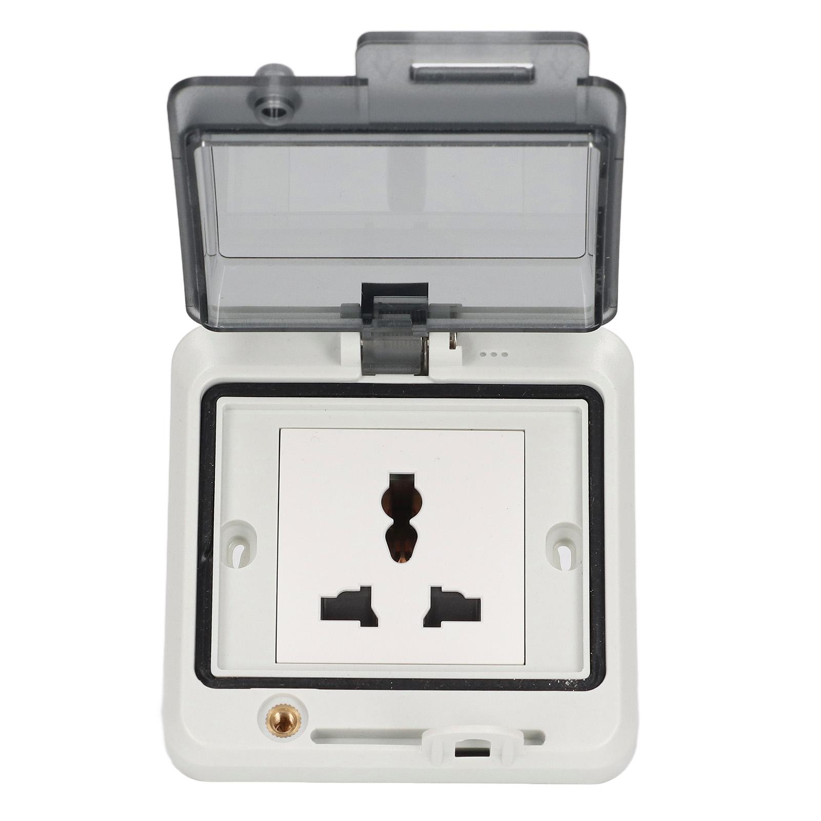 

3 Hole Socket Multifunctional Waterproof Flame Retardant IP66 Socket with PC Shell 250V 13A