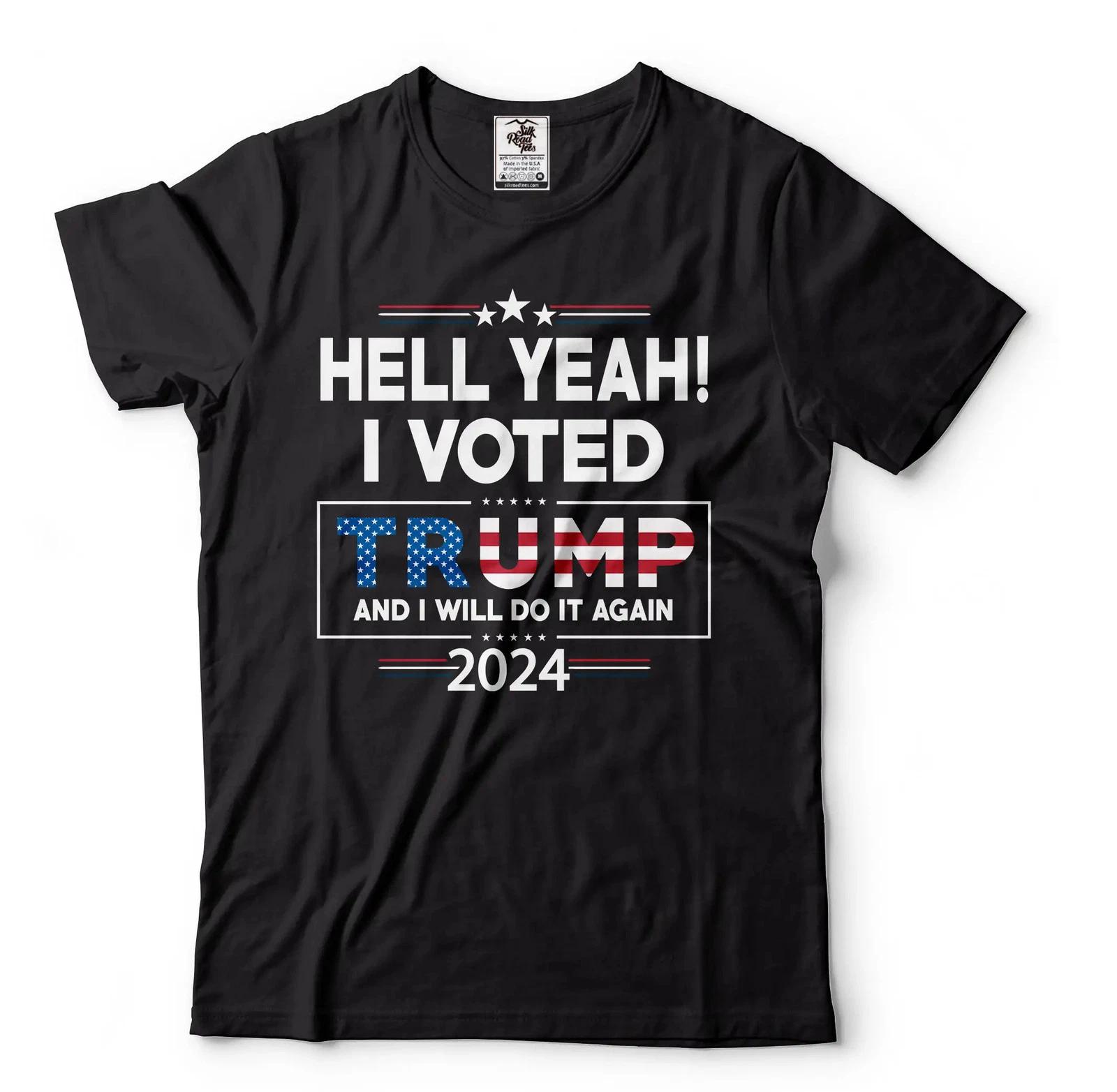 

I Voted Trump Shirt Trump 2024 Election Tee Trump Supporter Gift Republican Tee 3XL