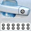 PAD5  For AMG 8/12/20PCS Car Remote Control Key Badge Emblem Stickers Decorat Accessory Benz B-CLASS C-CLASS GLC GLE GLK W190 W201