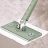 Mop do kurzu z 2 zmywalnymi nakładkami Wygodny mop z łatwą wymianą ściereczki do kuchni łazienki płytek samochodu mieszkania salonu sypialni szkła