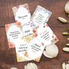36 Spanish Scripture Cards Watercolor Flower Blessing Cards Hand Account Decorative Tabletop Ornament Cards