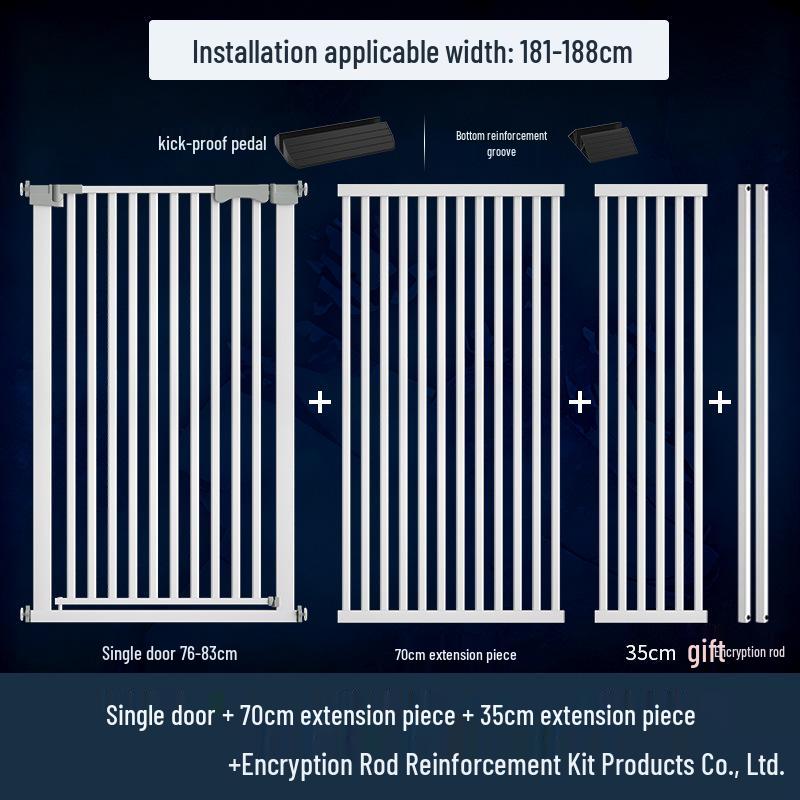 Cat Door Barrier: Auto-Close Pet Gate for Indoor, Balcony, or Stairway - No Drilling Needed